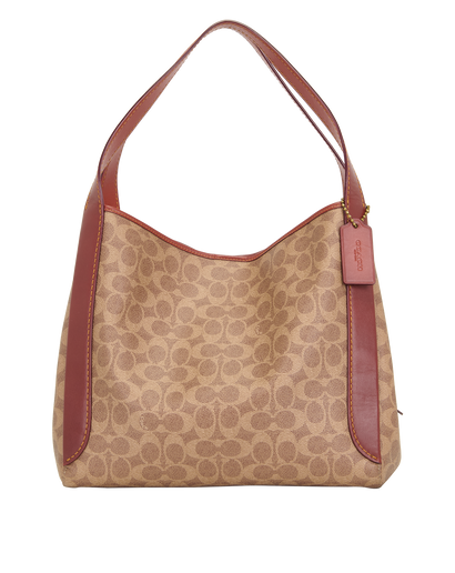 Hadley Hobo, &pound;180, Handbags, Beige, Canvas, Front view